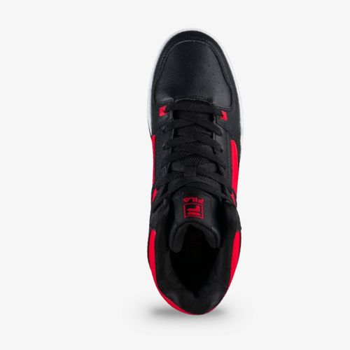Tenis Fila Groster Hombre Negro Rojo