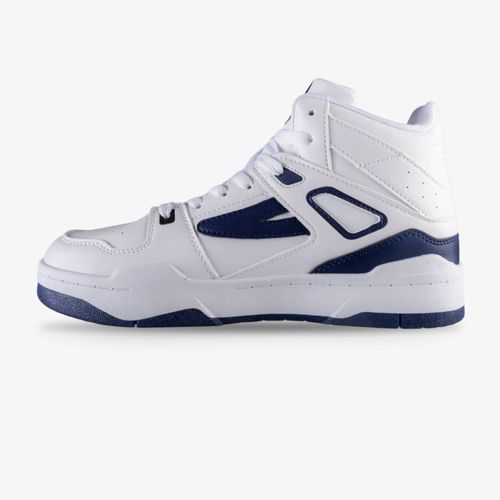 Tenis Fila Groster Hombre Blanco Azul