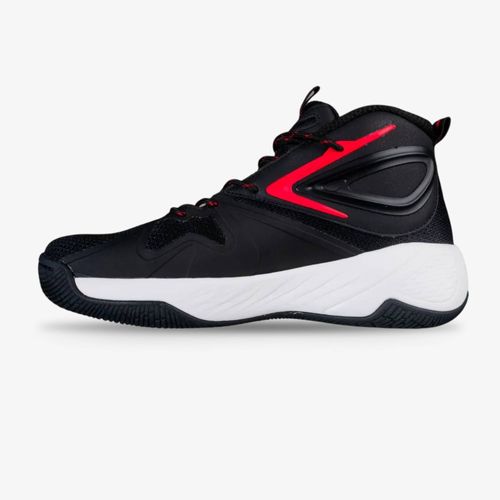 Tenis Fila Hoops Hombre Negro Rojo
