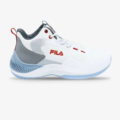 Tenis Fila Suppleness Hombre Blanco Gris