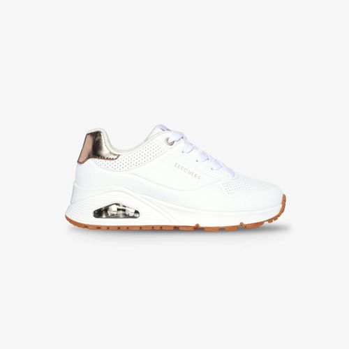 Tenis Skechers Uno Gen1 Shimmer Away Junior Blanco