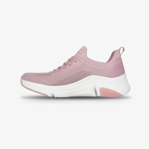 Tenis Skechers Bobs Sparrow Flex Mujer Rosa Blanco