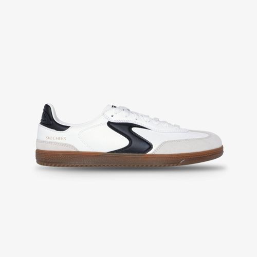 Tenis Skechers Hotshot Kickshot Mujer Blanco Negro