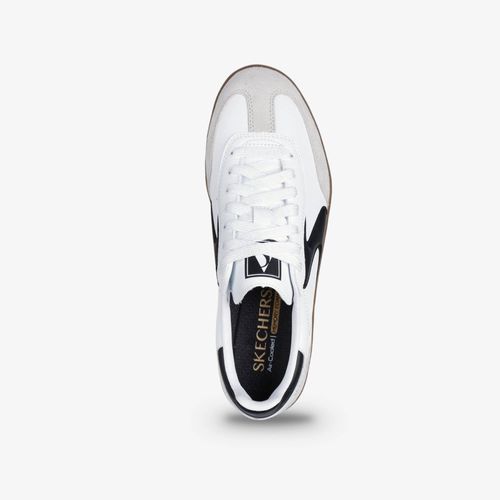Tenis Skechers Hotshot Kickshot Mujer Blanco Negro