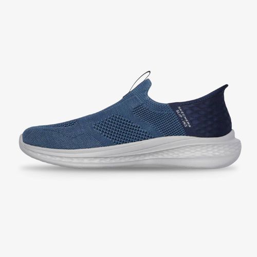 Tenis Skechers Slip-Ins Relaxed Fit Hombre Azul