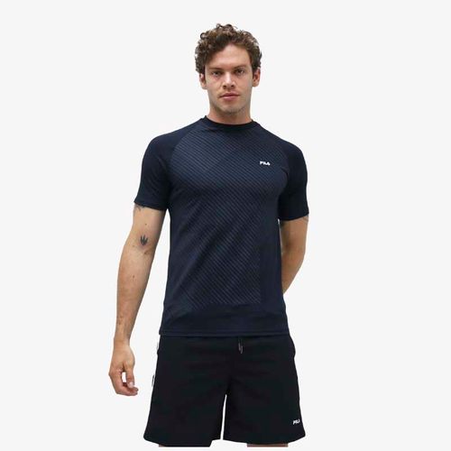 Camiseta Fila Hombre Negro Gris