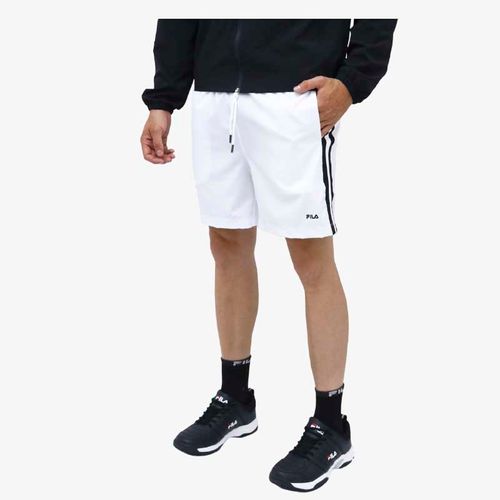 Pantaloneta Fila Hombre Blanco Negro