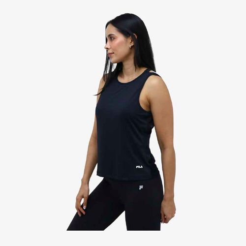 Camiseta Fila Mujer Negro