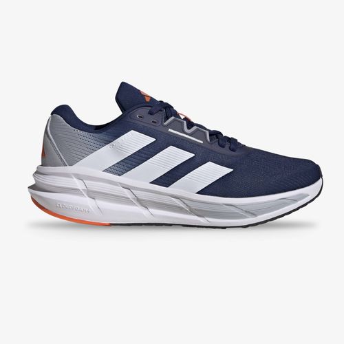 Tenis Adidas Questar 3 Hombre Azul Blanco
