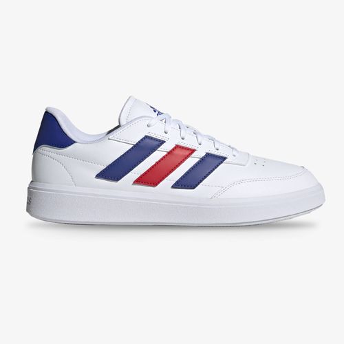 Tenis Adidas Courtblock Unisex Blanco Rojo Azul