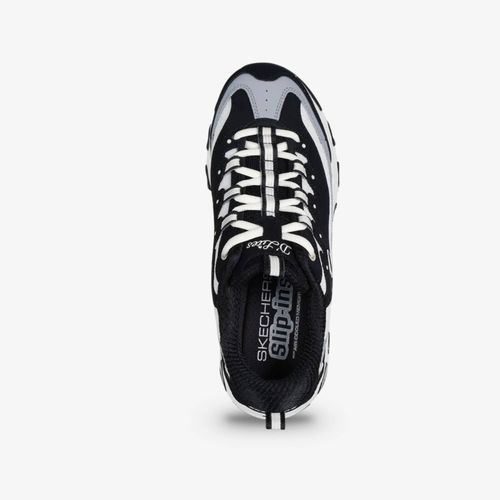 Tenis Skechers D'Lites Mujer Negro Blanco