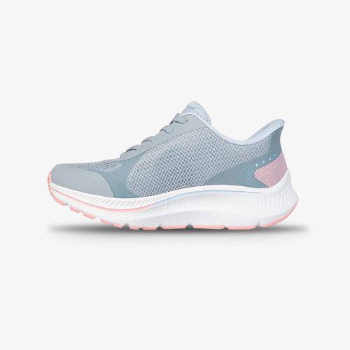 Tenis Skechers Go Run Consistent 2.0 Mujer Gris Rosado