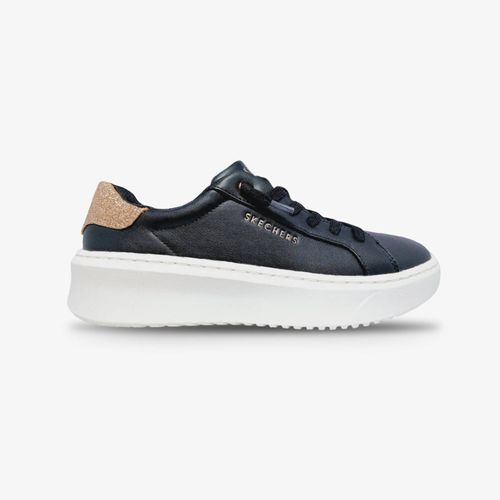 Tenis Skechers Courtbreak Mujer Negro Blanco