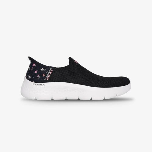 Tenis Skechers Go-Walk Flex Mujer Negro Rosado