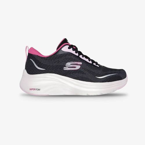 Tenis Skechers Vapor Foam Mujer Negro Rosado