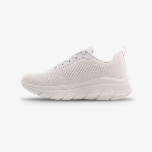 Tenis Skechers Bobs B Flex Hi Mujer Beige Dorado