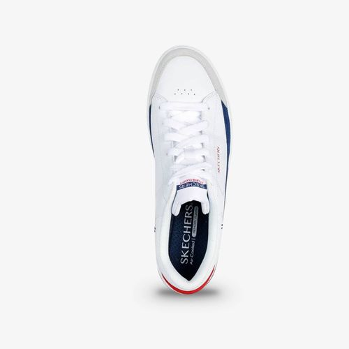 Tenis Skecher Camdenn Mujer Blanco Rosado