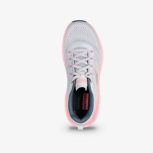Tenis Skechers Max Cushioning Mujer Gris Rosado