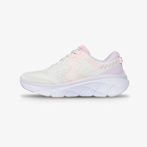 Tenis Skechers D'Lux Walker 2.0 Mujer Gris Lila