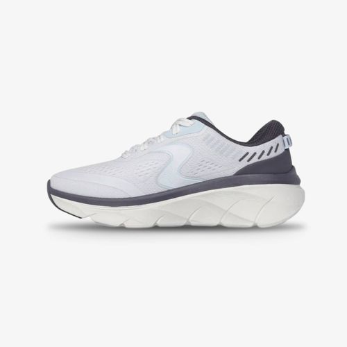 Tenis Skechers D'Lux Walker 2.0 Mujer Blanco Negro