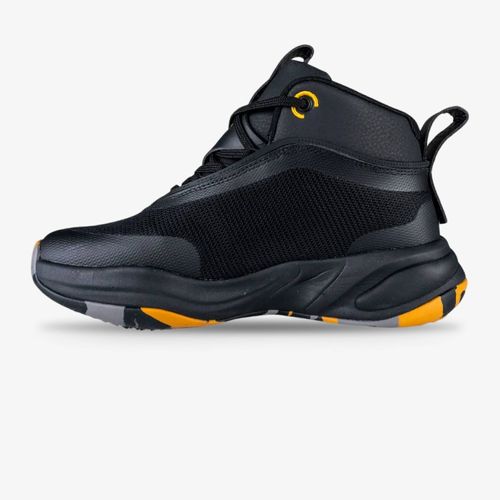 Tenis Fila Hoopmas Hombre Negro Amarillo