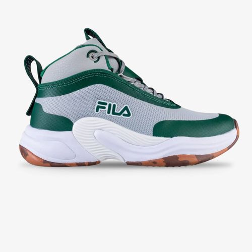 Tenis Fila Hoopmas Hombre Gris Verde