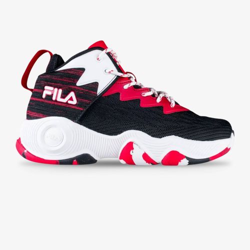 Tenis Fila Rimrider Hombre Negro Rojo