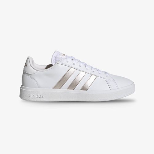 Tenis Adidas Grand Court 2.0 Mujer Blanco Plata