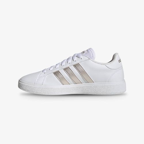 Tenis Adidas Grand Court 2.0 Mujer Blanco Plata