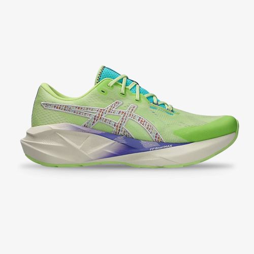 Tenis Asics Novablast 5 TR Nature Hombre Verde Morado