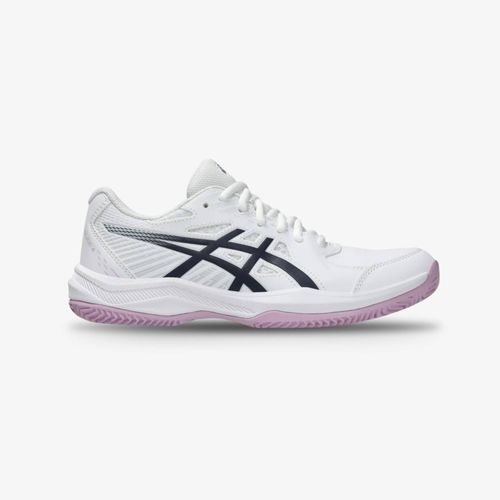 Tenis Asics Court Slide 4 Clay Mujer Blanco Negro