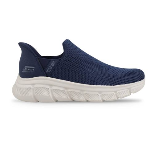 Tenis Skechers Slips Ins Bobs Flex Hombre Azul