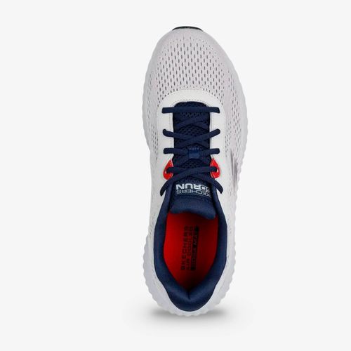 Tenis Skechers Go Run Now Hombre Blanco Azul