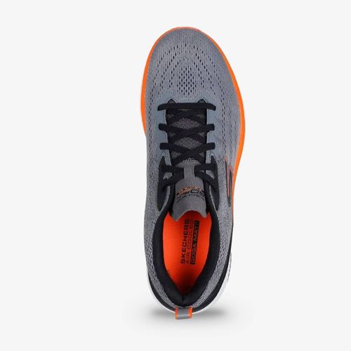 Tenis Skechers Elevate 2.0 Hombre Gris Naranja