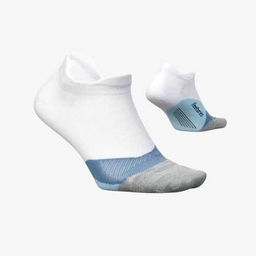 Medias Feetures Elite Light Cushion Blanco Azul