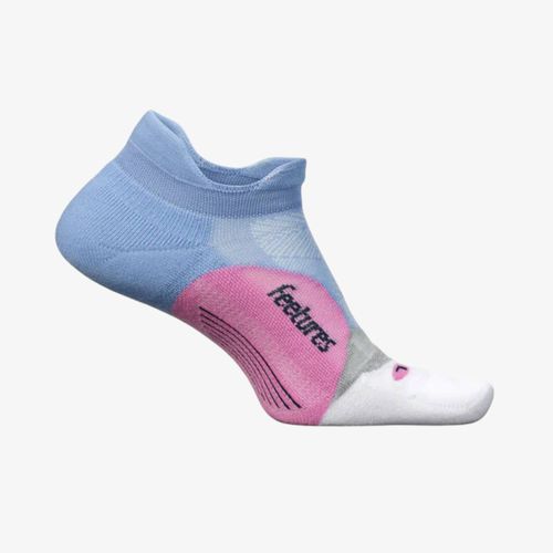 Medias Feetures Elite Light Cushion Azul Rosado