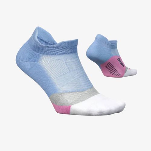 Medias Feetures Elite Light Cushion Azul Rosado