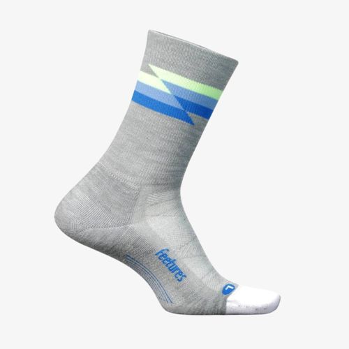 Medias Feetures Elite Light Cushion Mini Crew Gris
