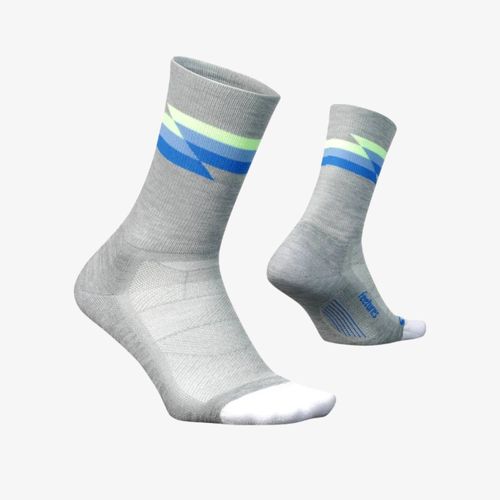 Medias Feetures Elite Light Cushion Mini Crew Gris
