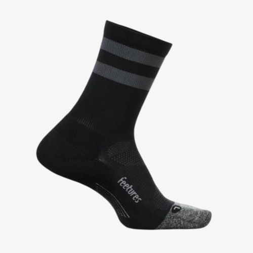 Medias Feetures Elite Light Cushion Mini Crew Negro