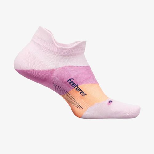 Medias Feetures Elite Light Cushion Rosado Naranja