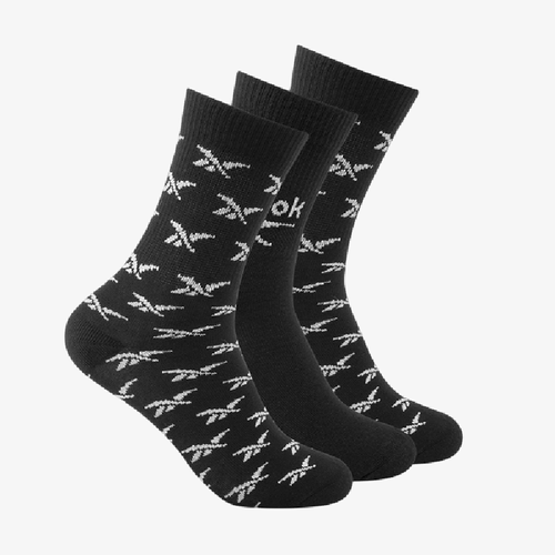 Medias Reebok 3PP Crew Negro