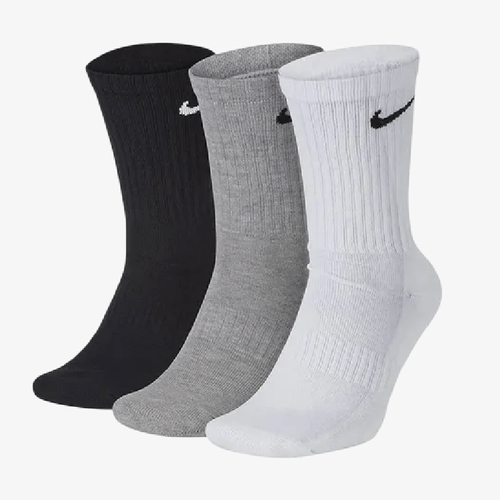 Medias Nike 3PP Negro Gris Blanco