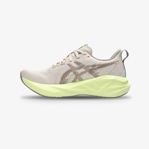 Tenis Asics Novablast 5 Mujer Beige Amarillo