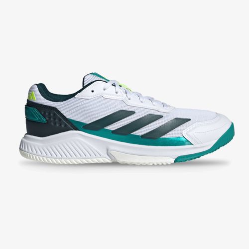 Tenis Adidas Courtquick Padel Hombre Blanco Verde