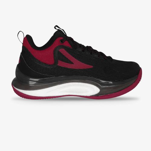 Tenis Fila Basdart Hombre Negro Rojo