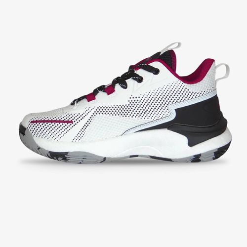 Tenis Fila Damber Hombre Blanco Rojo Negro