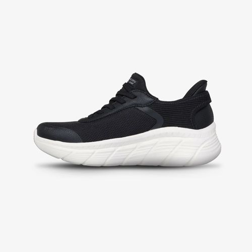Tenis Skechers Bobd B Flex Mujer Negro Blanco