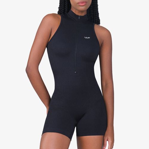 Enterizo Corto Wonder Feel Mujer Luxy Negro